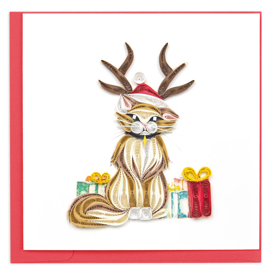 Holiday Cat Greeting Card