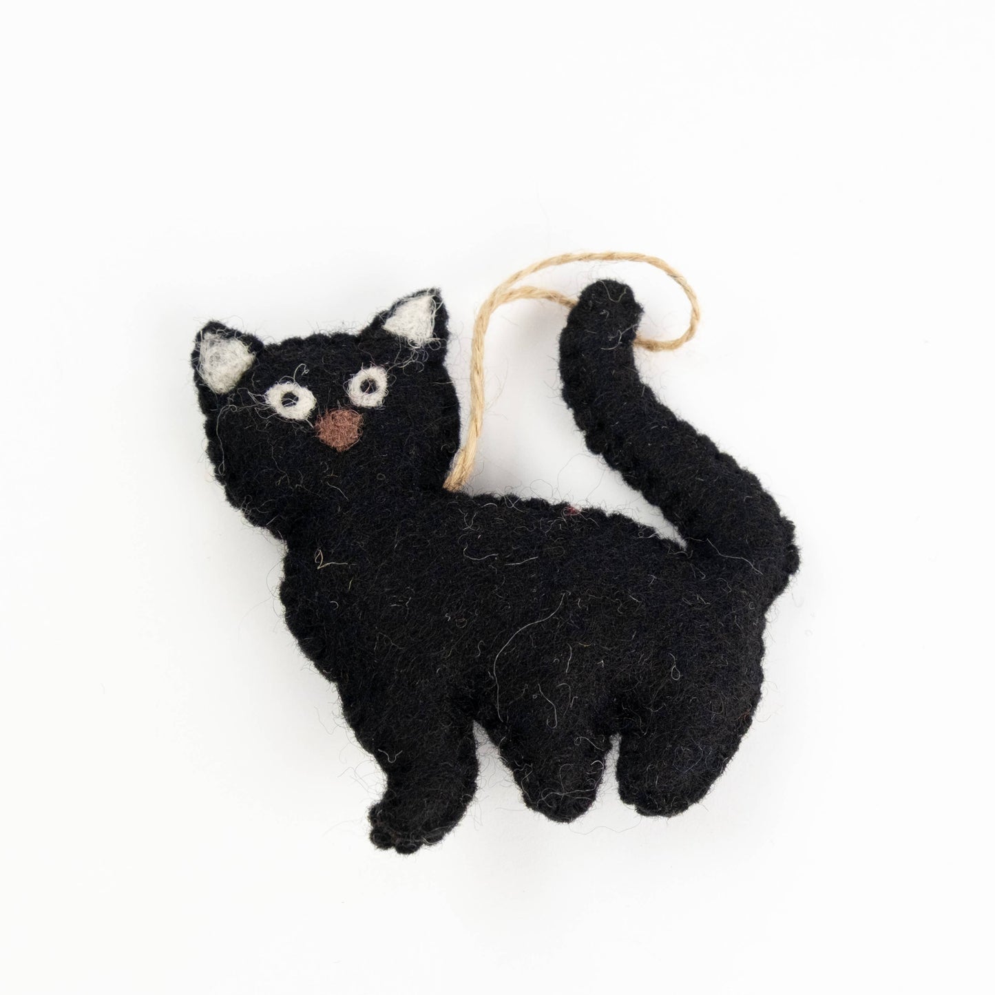 Felt Black Cat Ornament