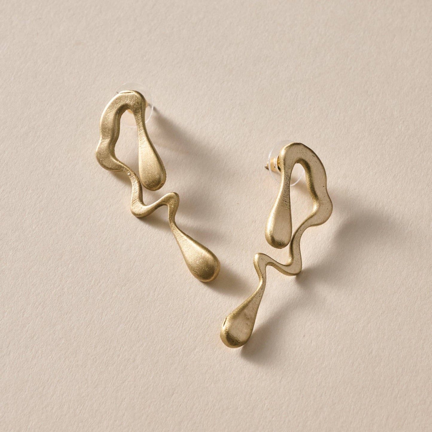 Jhanvi Organic Shaped Dangle Earrings
