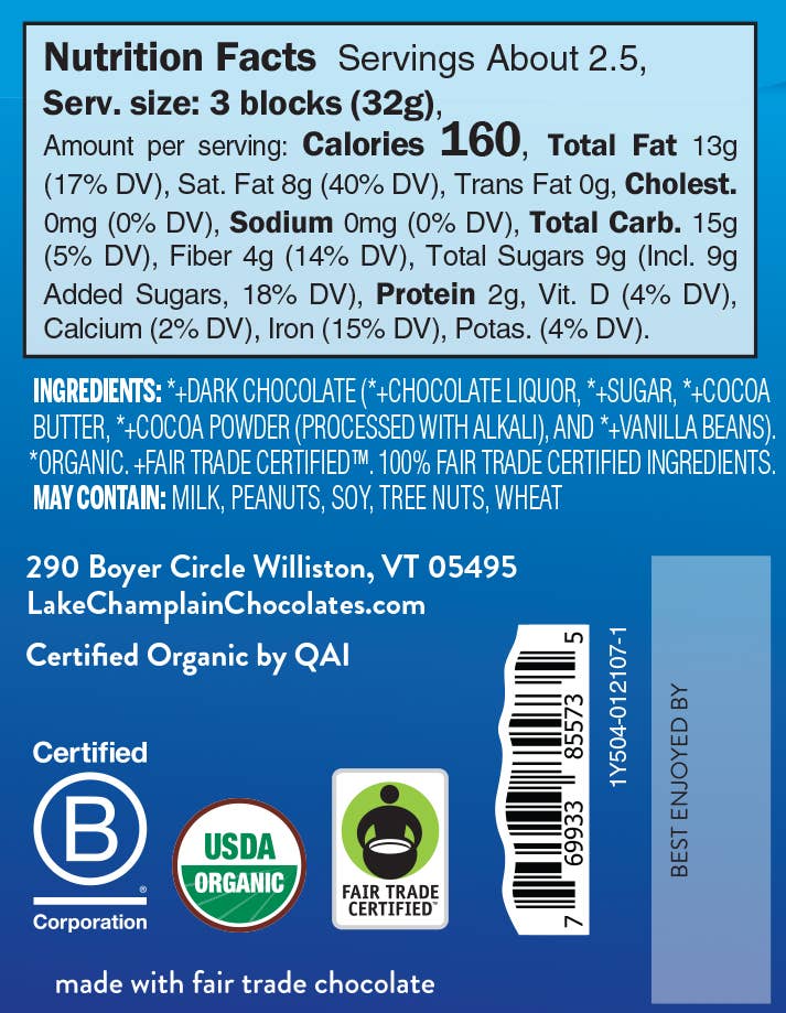 Extra Dark (72% cocoa) Signature Bar