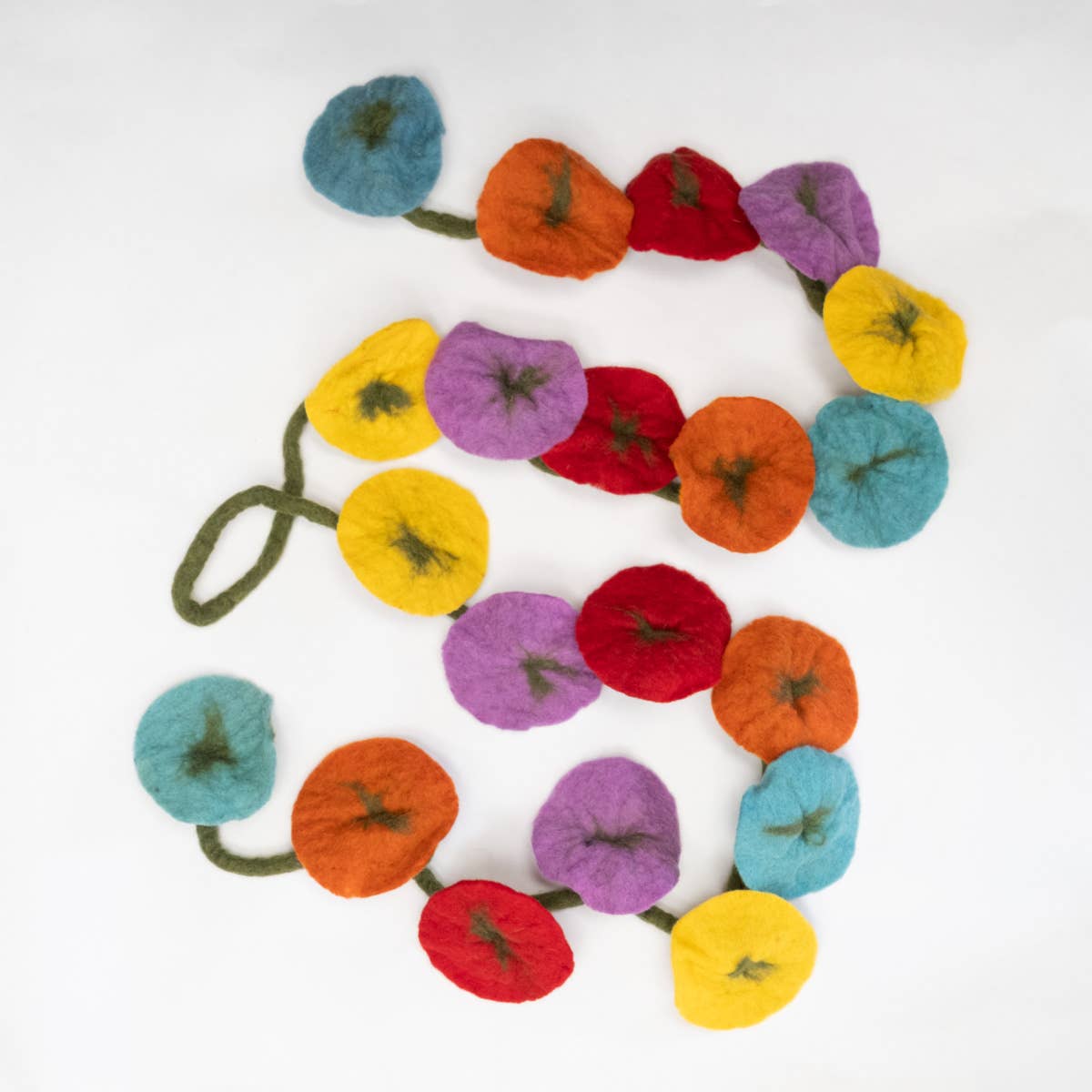 Felt Garland - Flower Vine (Multicolor)