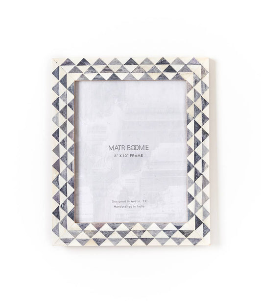 Varuna 8x10 Gray and White Picture Frame