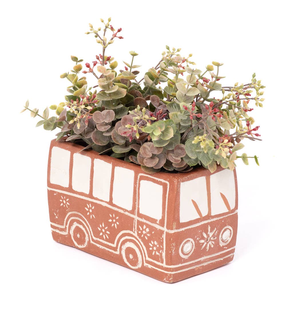 Vasanta Terracotta Planter - Bus