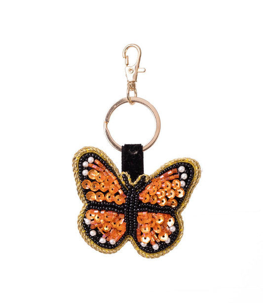 Raksha Butterfly Bag Charm Keychain