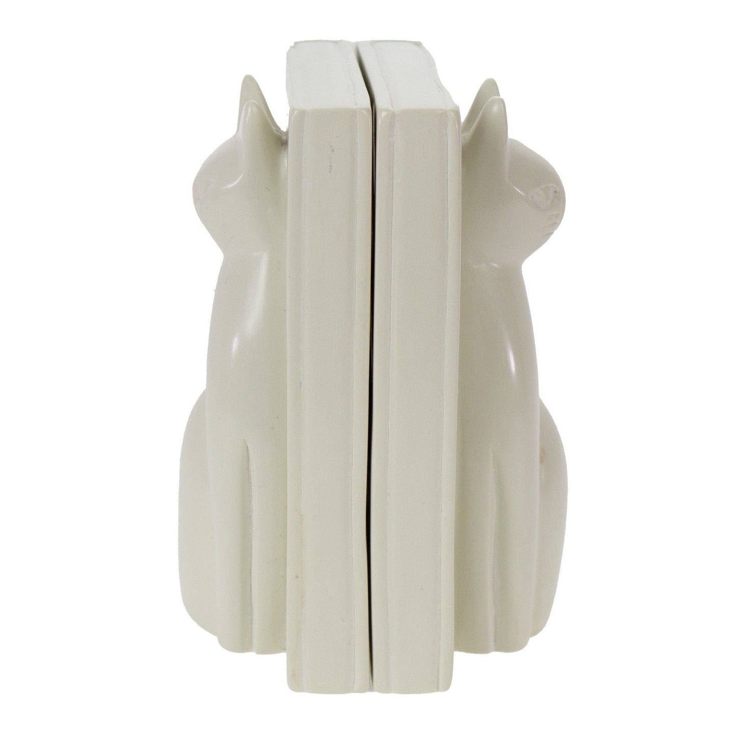 Soapstone Majestic Sitting Cat Bookends - Set of 2