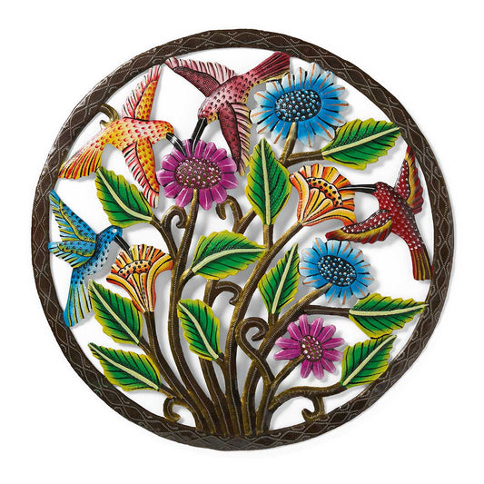Sweet Nectar Haitian Metal Wall Art