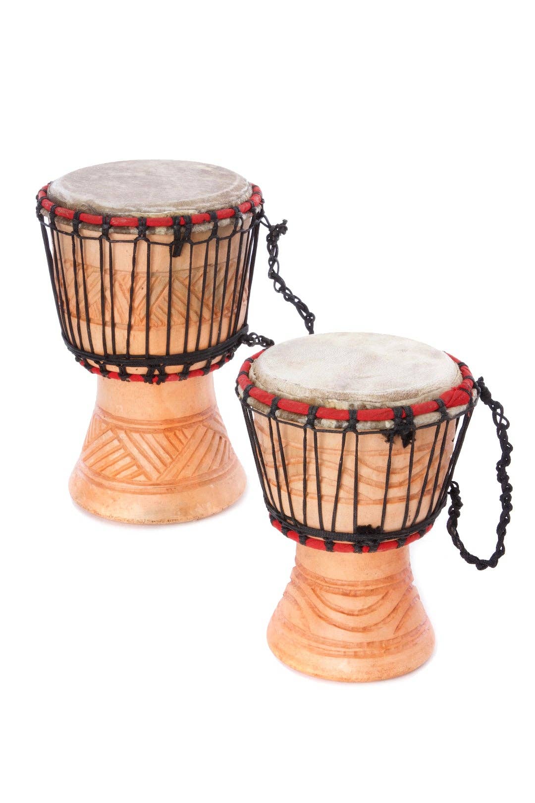 Medium All Natural Ghanaian Djembe Hand Drum