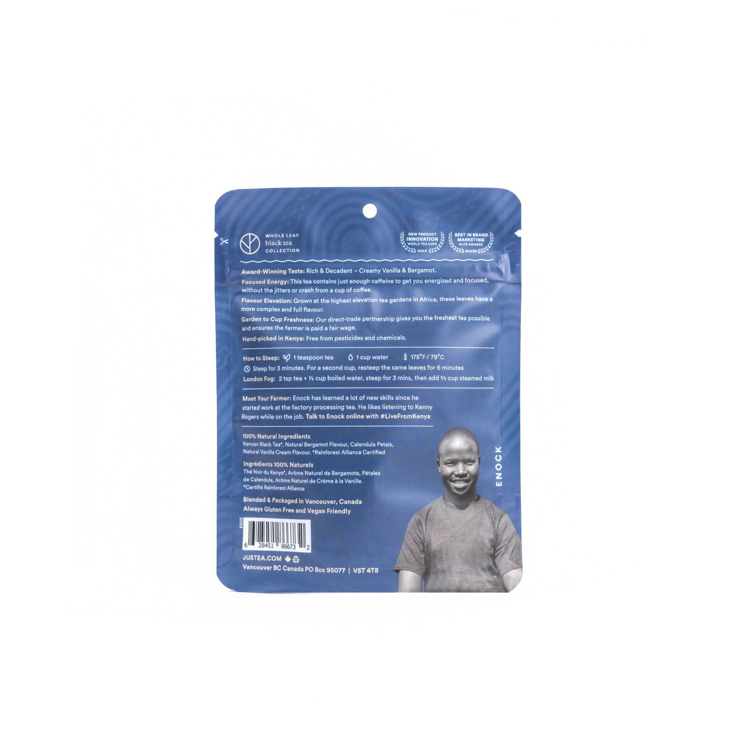 Cream Earl Grey Black Tea Pouch