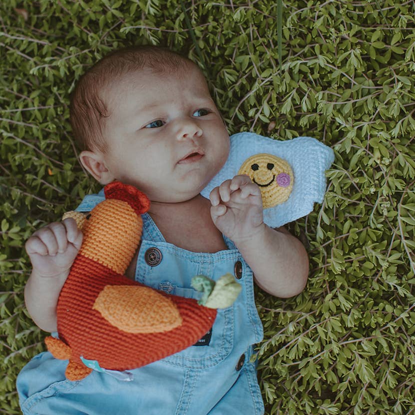 Rooster Baby Rattle