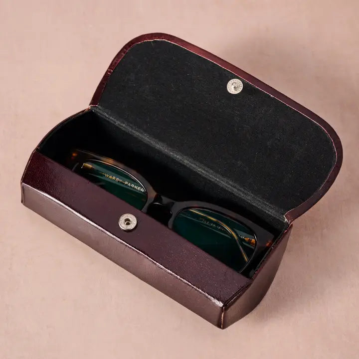 Kittee Leather Eyeglass Case