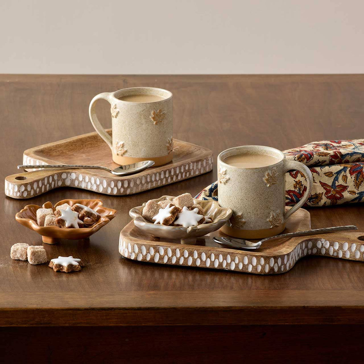 Maple Leaf Fall Dipping Bowls - Assorted