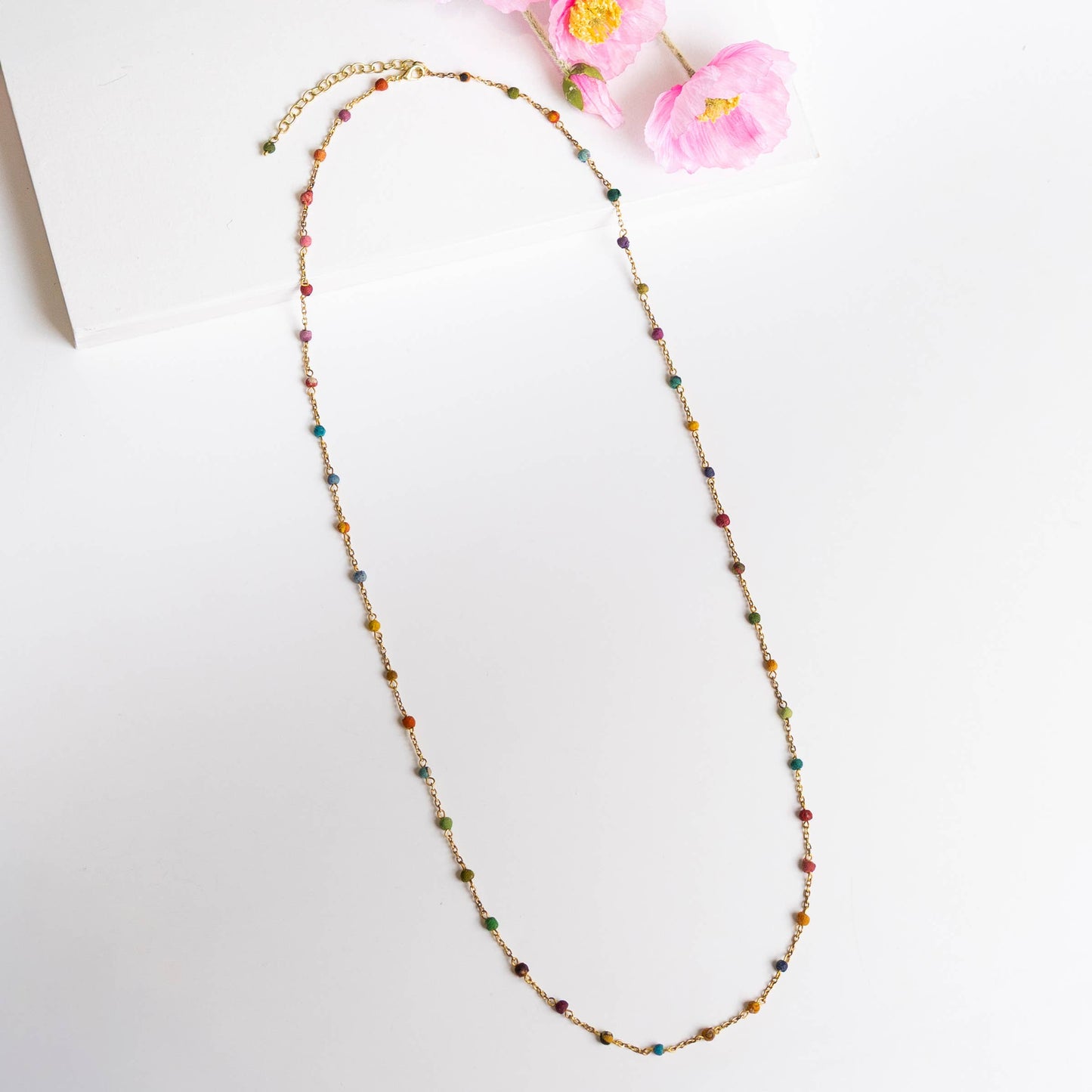 Dotted Kantha Milieu Necklace