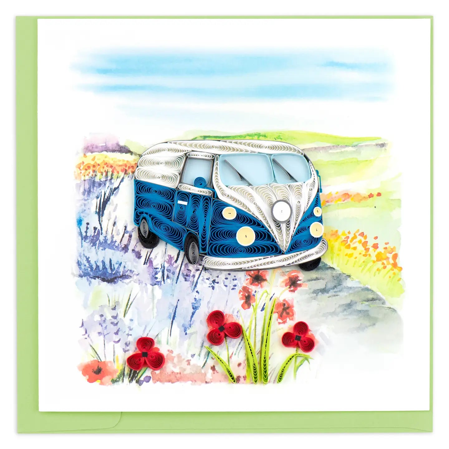 Quilled Road Trip Greeting Card