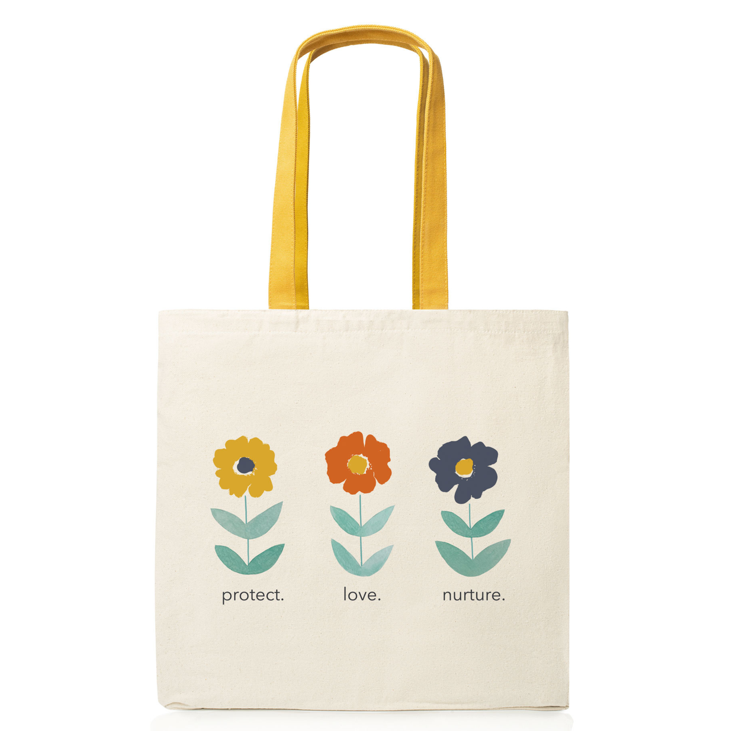 Protect. Love. Nurture. Tote