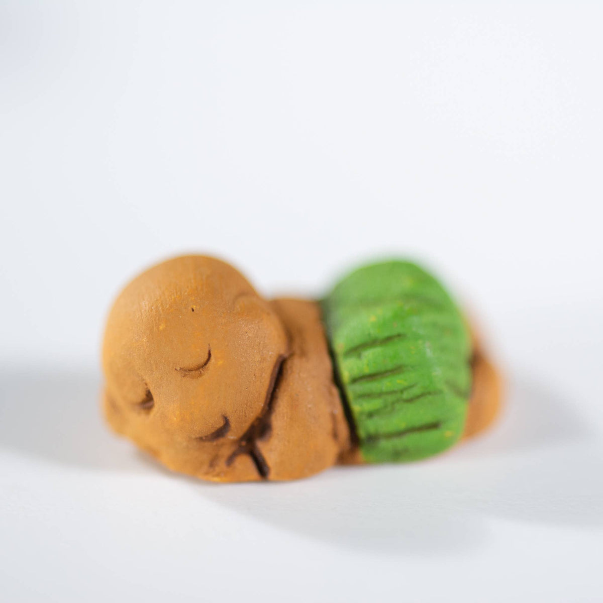 Miniature Ceramic Nativity - Hawaiian