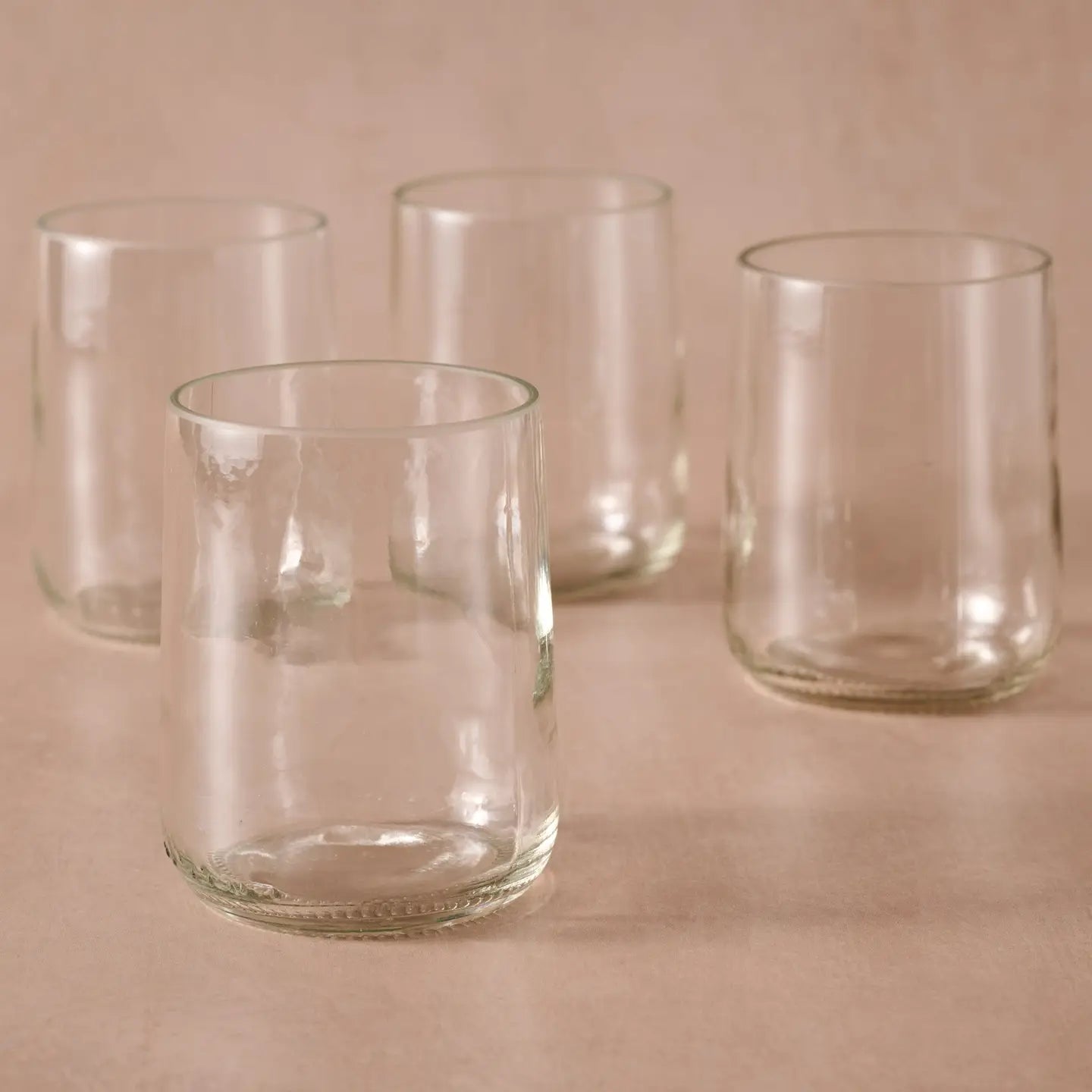 Gronn Upcycled Tumbler Set of 4 - 8oz Clear