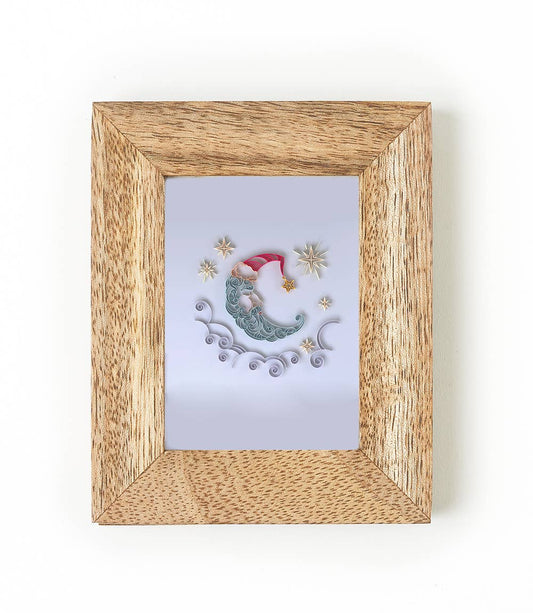 Bimala 2.5 x 3.5 Wooden Gift Enclosure Quilling Card Frame