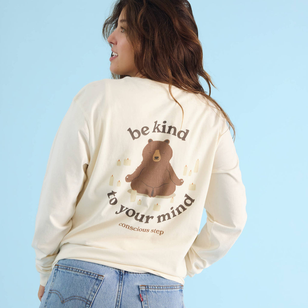 Peace is a Practice Long Sleeve T-Shirt | Organic Cotton