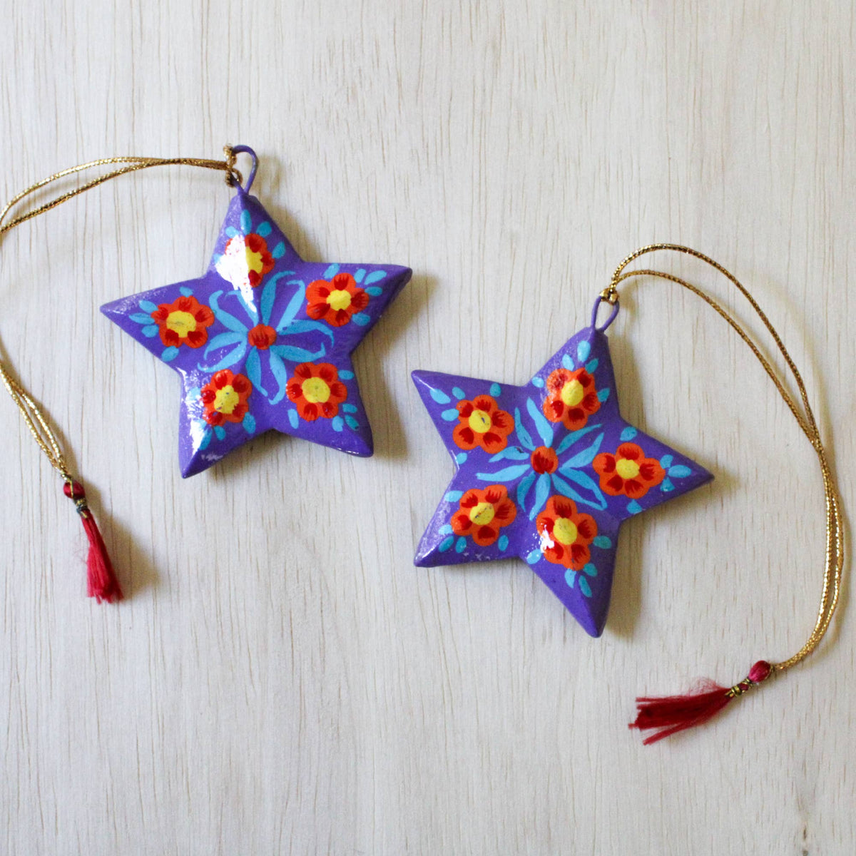 Paper Mache Star Ornament