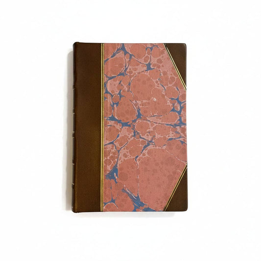 Marbled Paper Journal - Brown