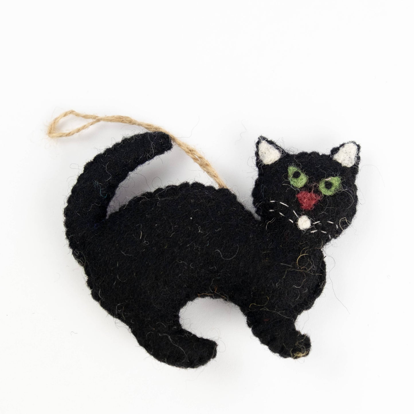 Felt Black Cat Ornament