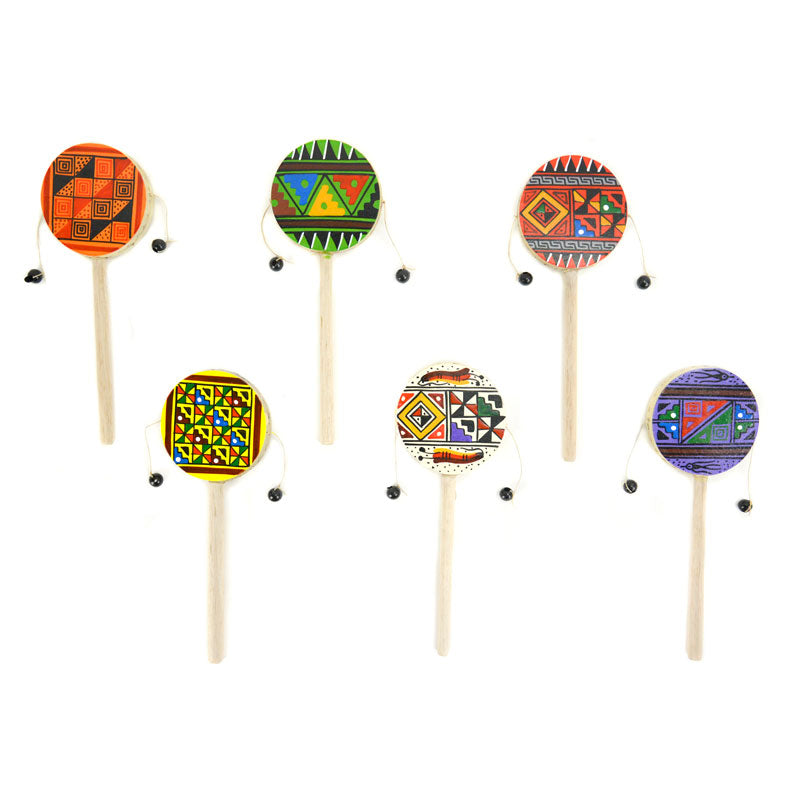 Painted Hand Drum - Assorted