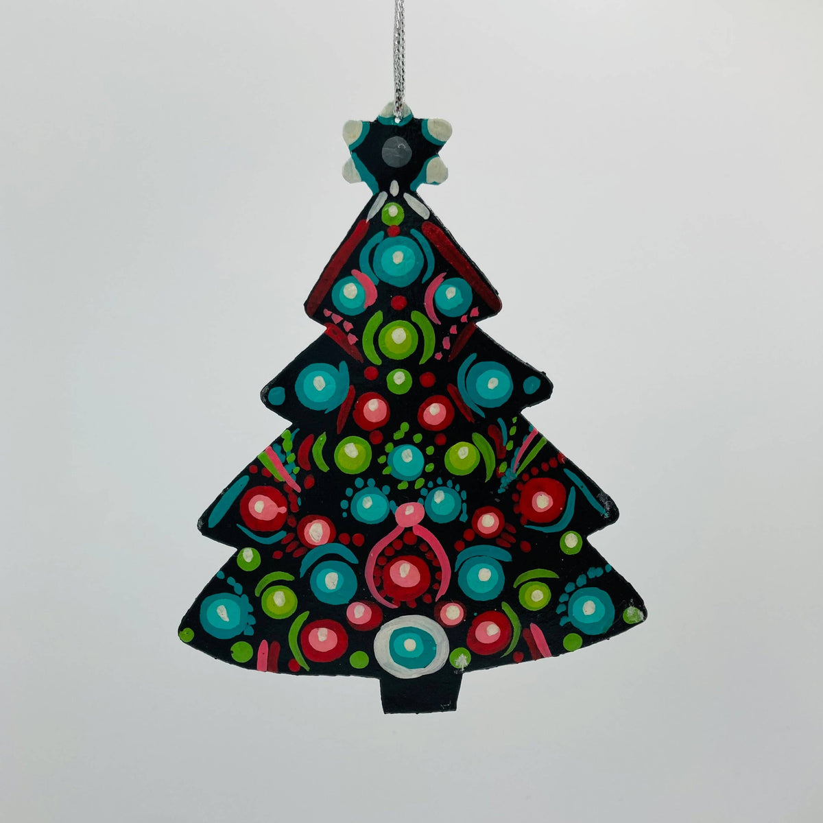 Upcycled Metal Ornament - Christmas Tree