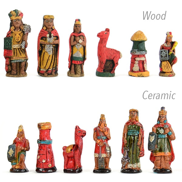 Painted Chess Set