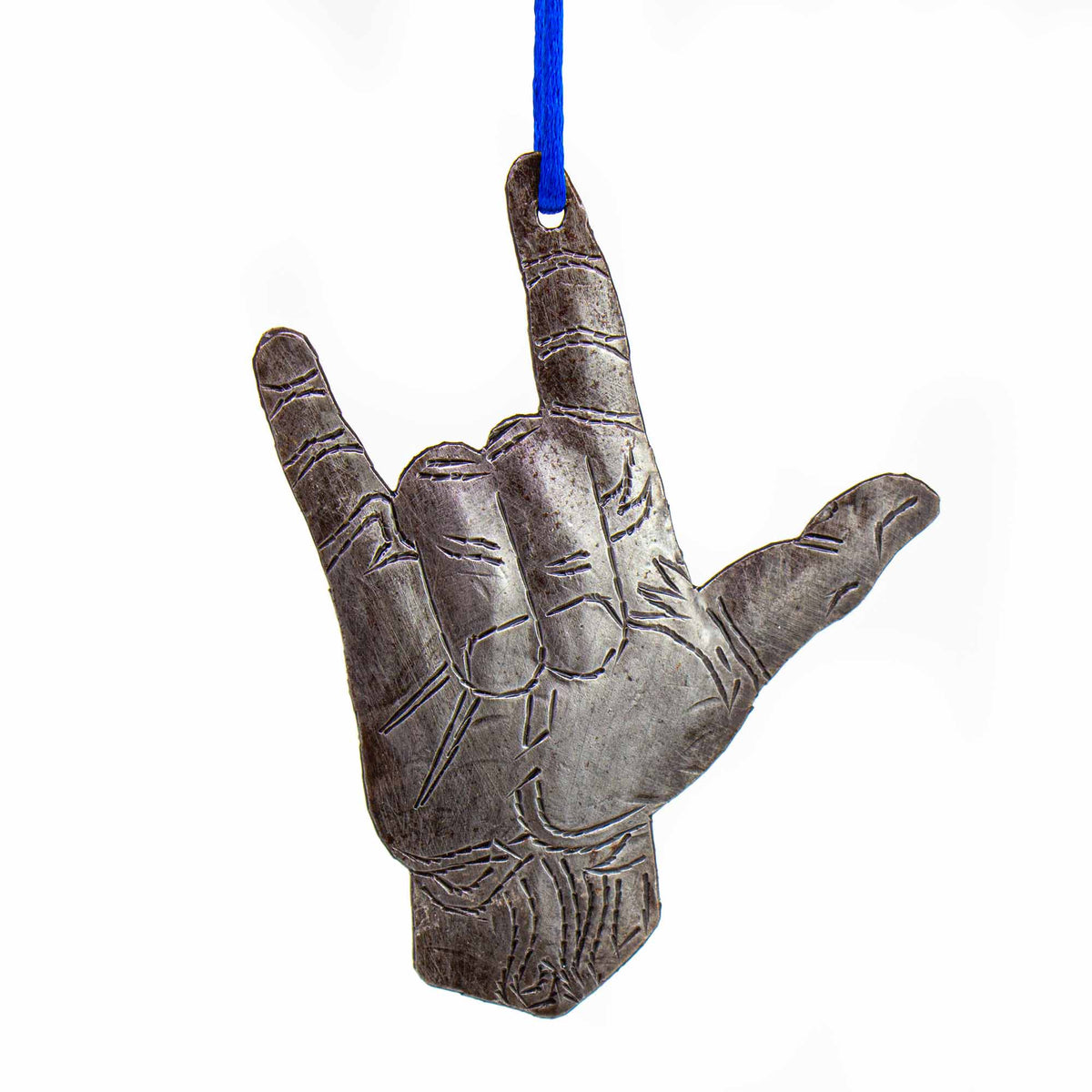 Love you Sign Metal Drum Ornament