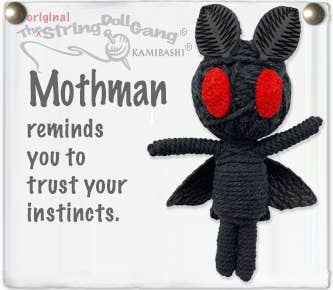 Mothman String Doll Keychain