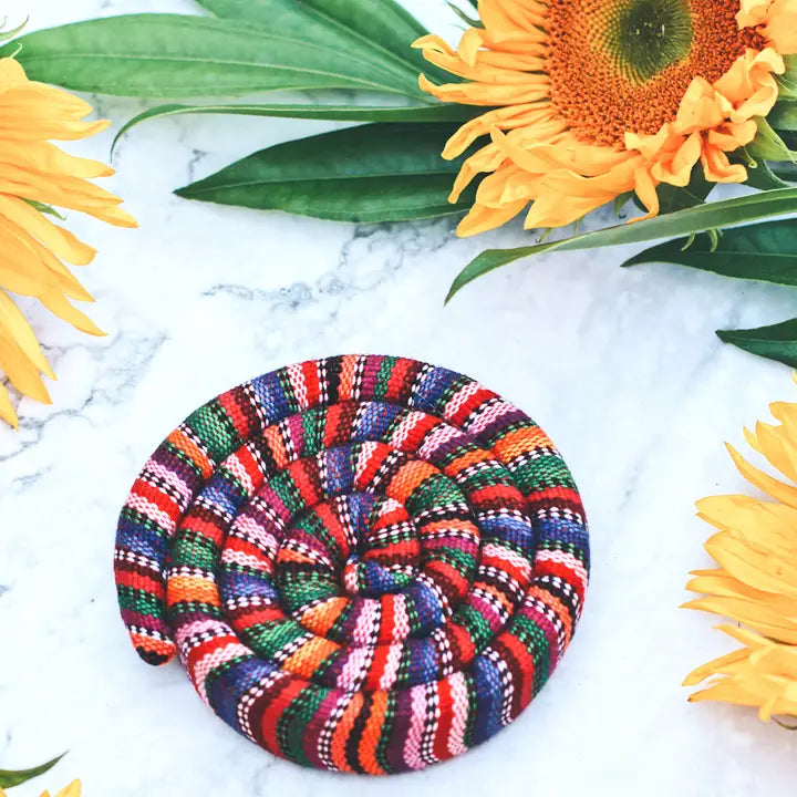 SPIRAL SPICED HEATABLE TRIVET - ASSORTED, SMALL