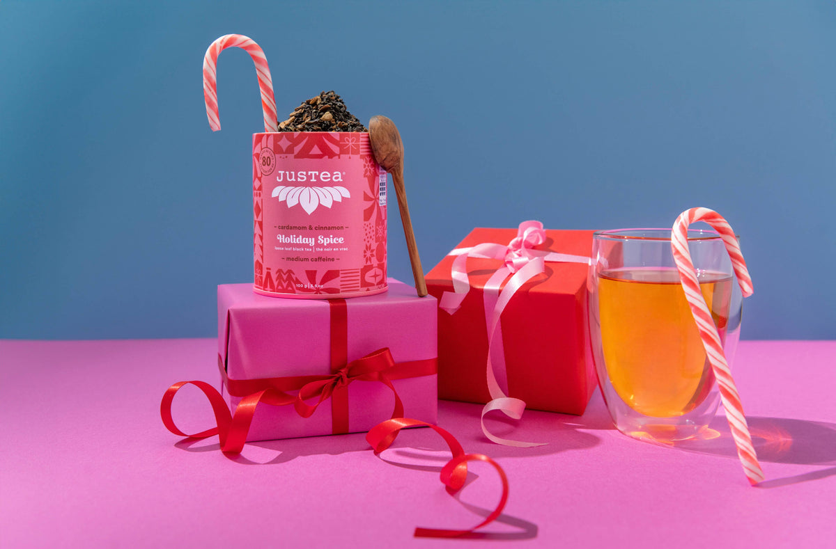 Holiday Spice Black Tea Tin & Spoon
