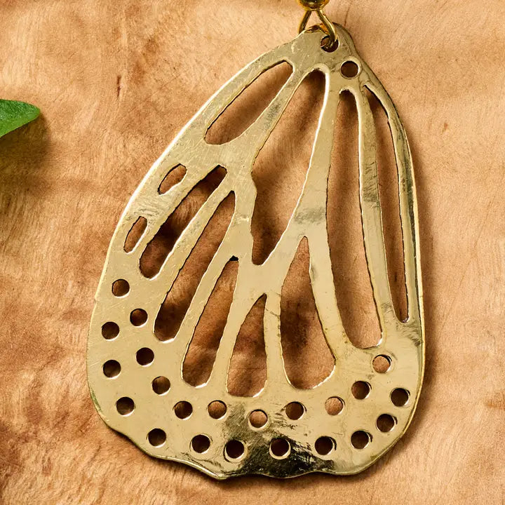 Hava Butterfly Wing Dangle Earrings
