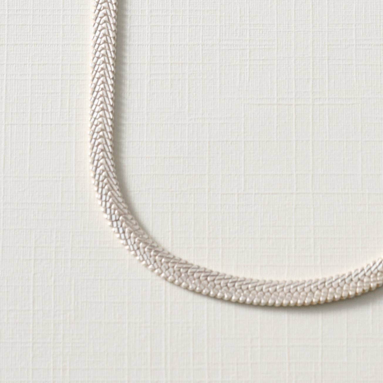 Zara Silver Tone Snake Necklace