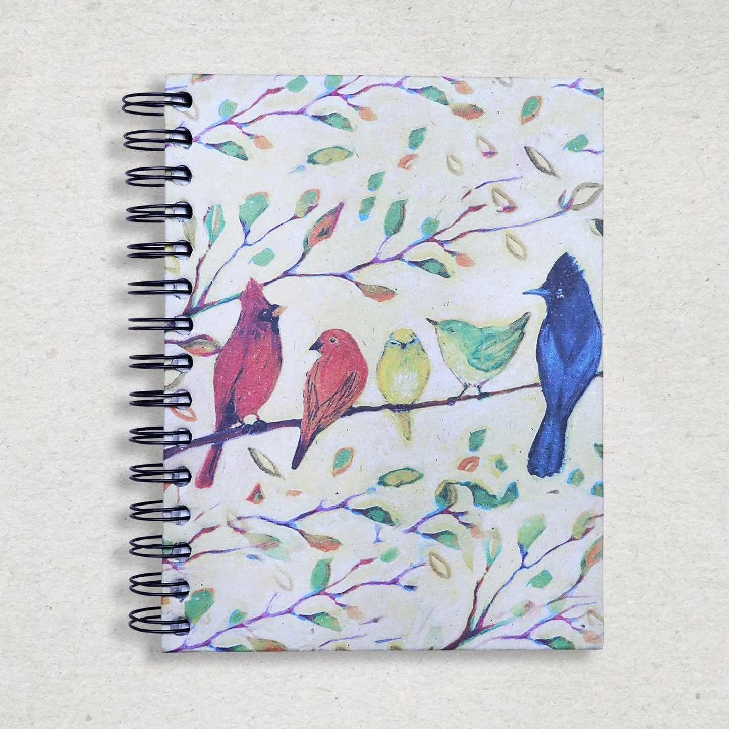 Large Notebook - Five Birds