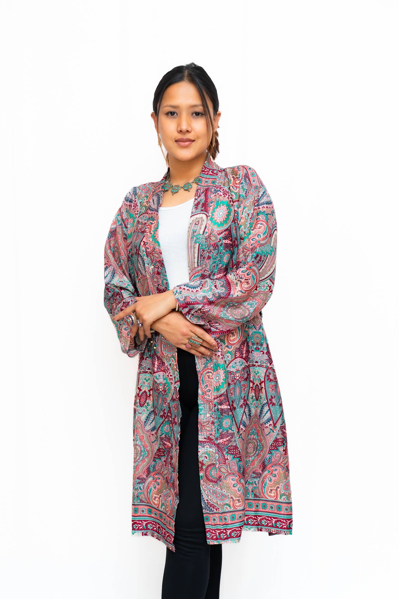 Long Sleeves Upcycled Kimono