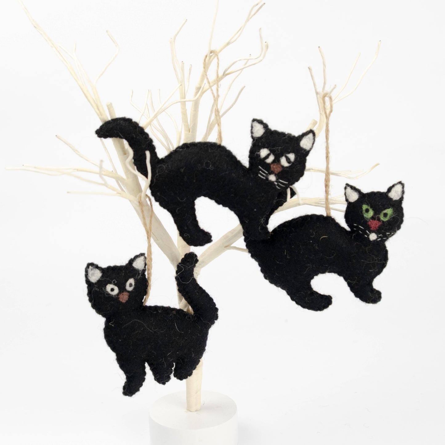 Felt Black Cat Ornament