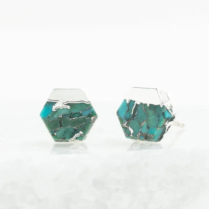 Oasis Studs - Silver