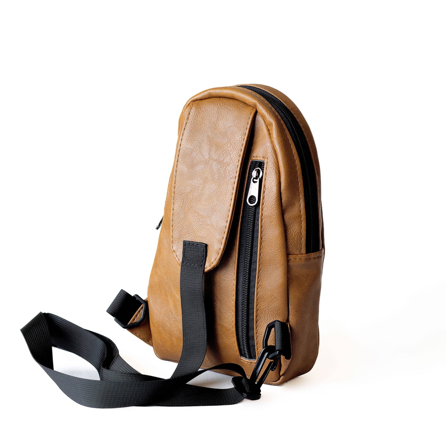Buru Crossbody Sling Bag – Vegan Leather, Assorted Colors