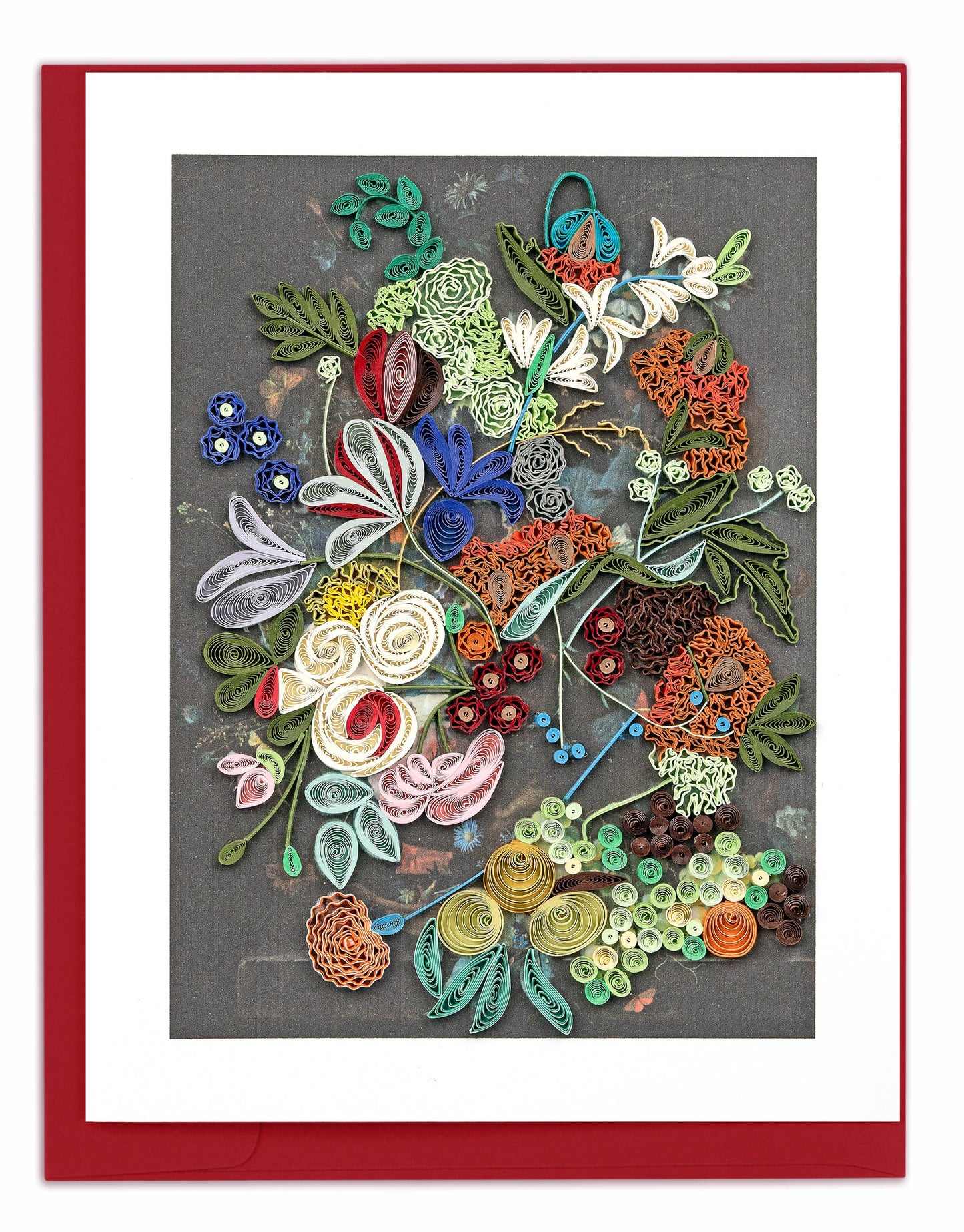 Quilled Artist Series – Still Life with Flowers and Fruit, Huysum