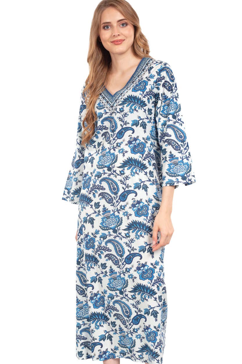 Maya Cotton Caftan