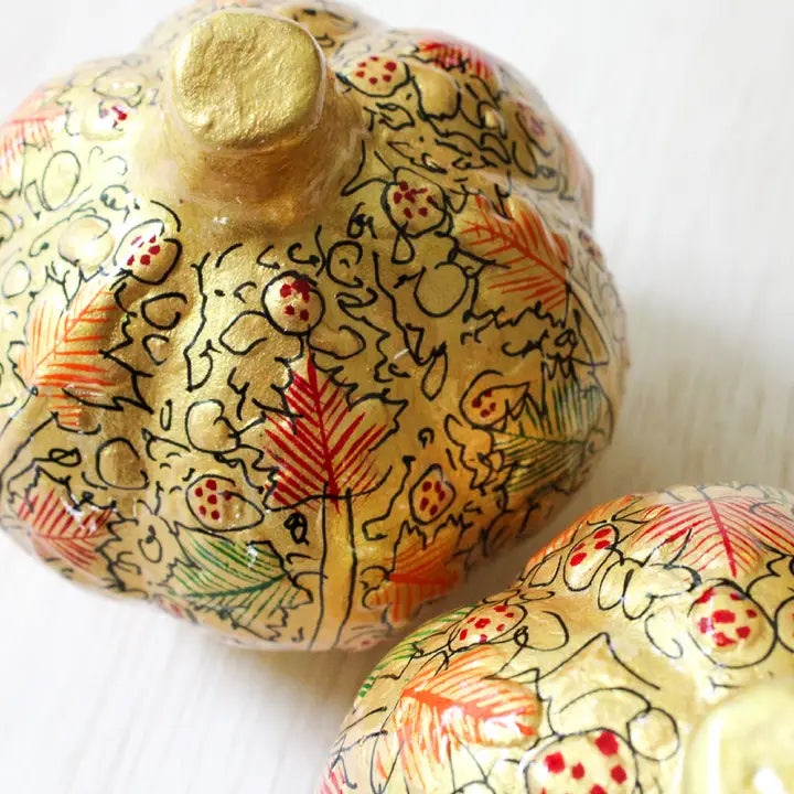 Paper Mache Pumpkin - Assorted
