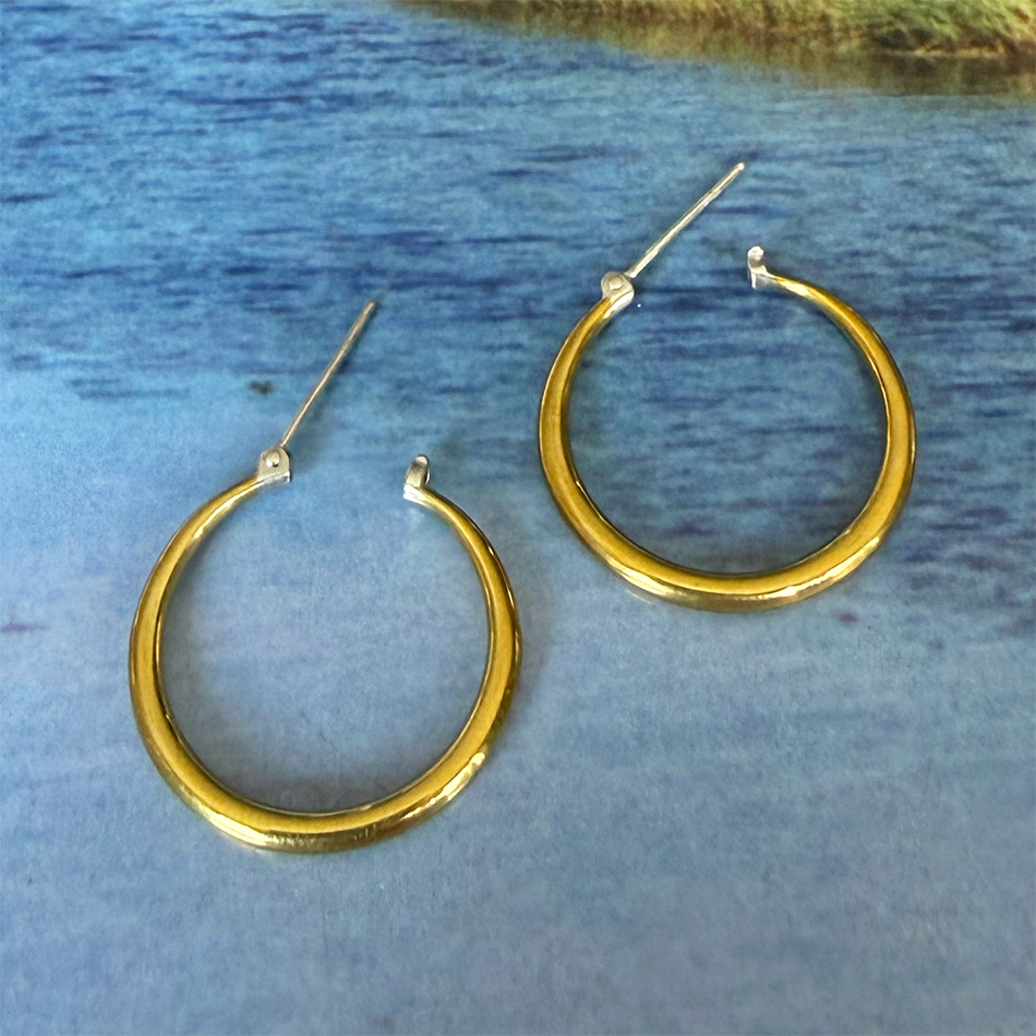 Halo Hoops - Brass