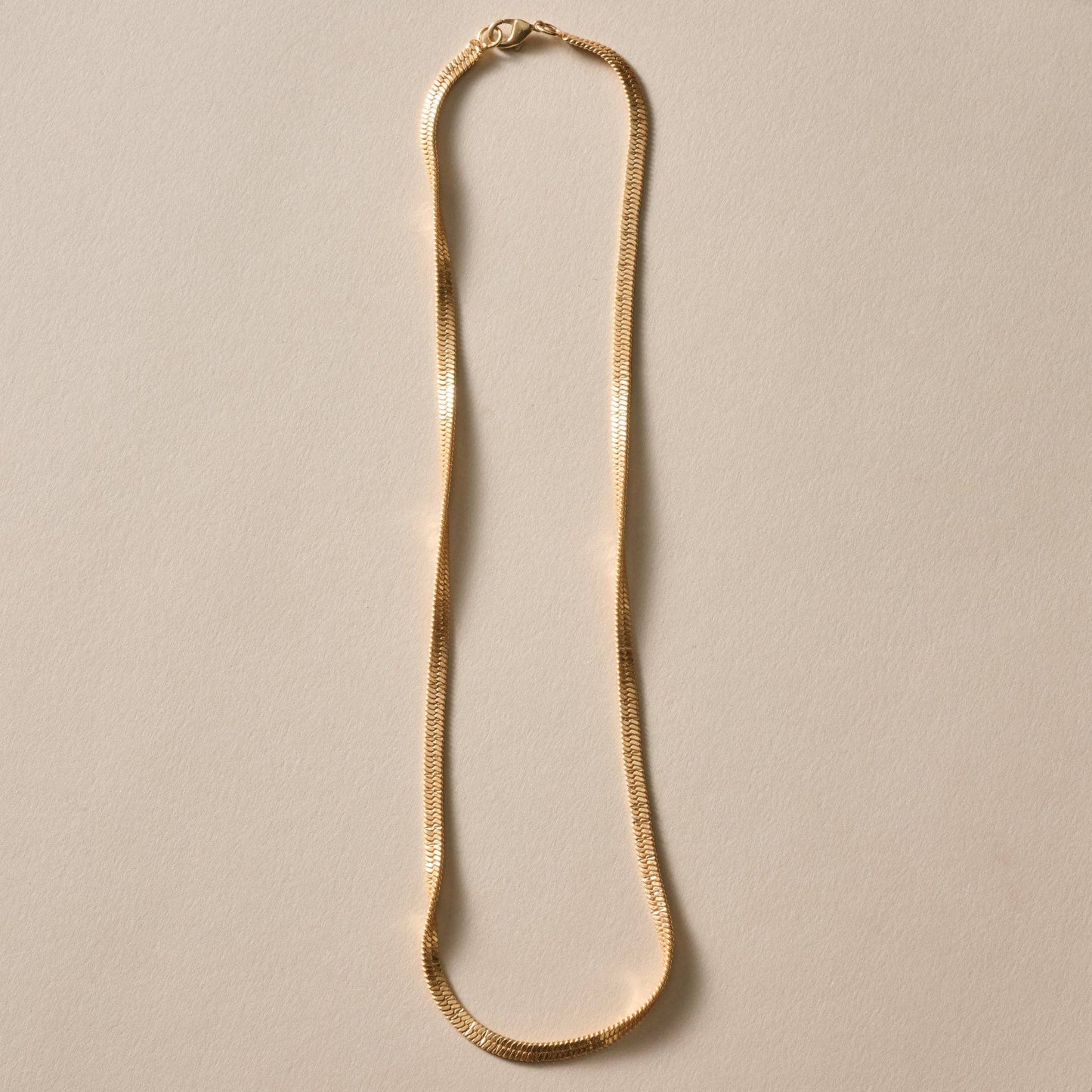 Zara Gold Tone Snake Necklace