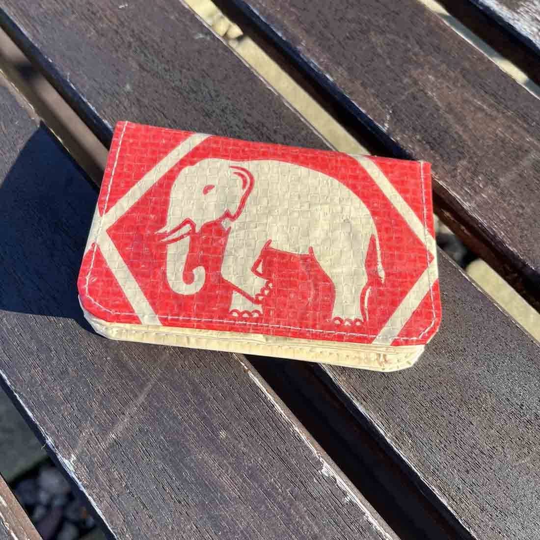Diamond Elephant Cement Cardholder