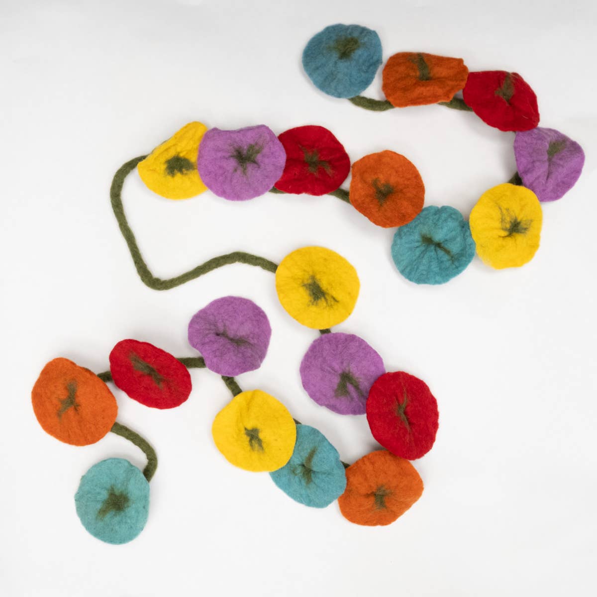 Felt Garland - Flower Vine (Multicolor)