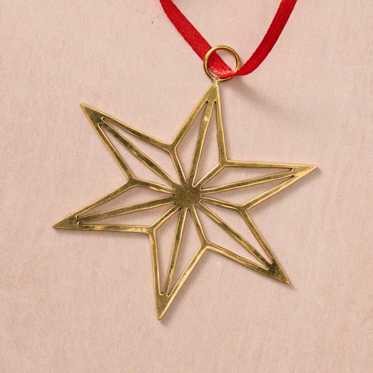 Saat Shell Casing Star Ornament