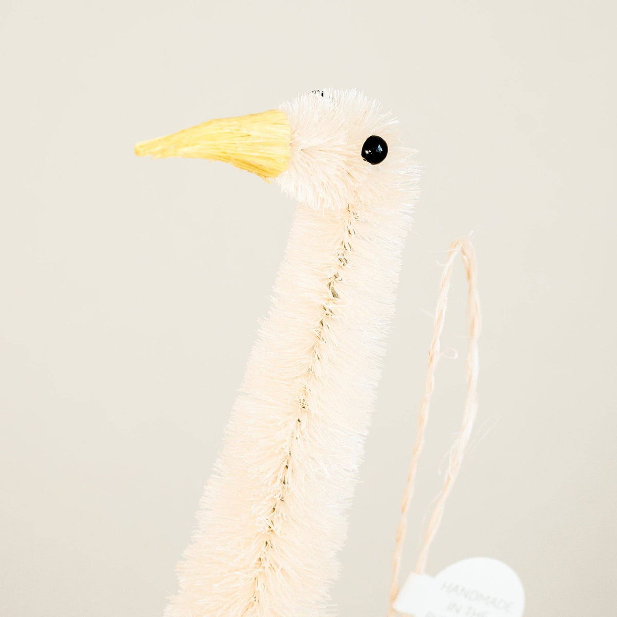 Heron Abaca Fiber Ornament