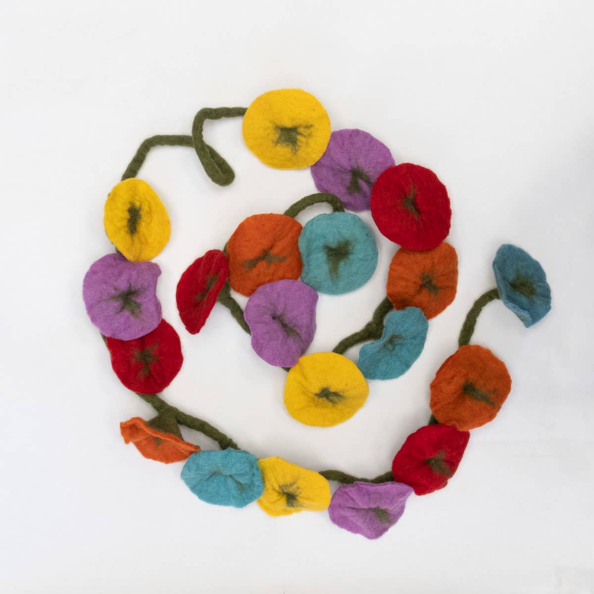 Felt Garland - Flower Vine (Multicolor)