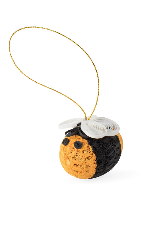 Quilled Bee Ornament